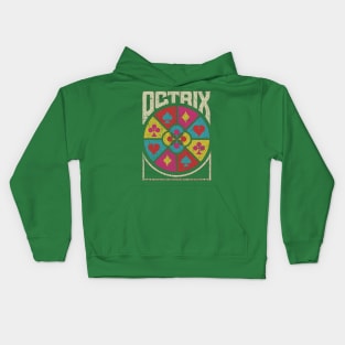 Octrix Game of Eights 1970 Kids Hoodie